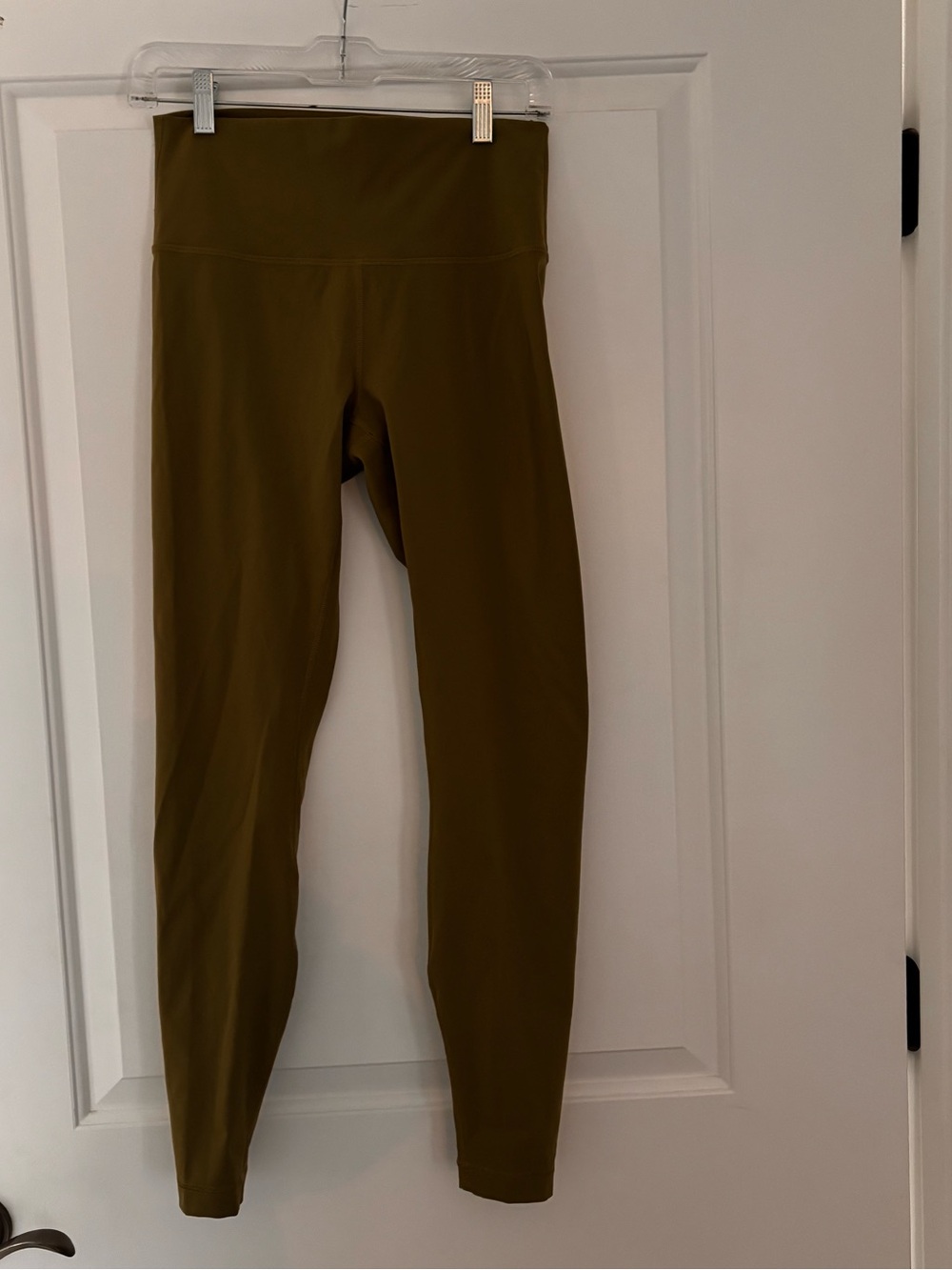 Lululemon Size 8 Olive Green Leggings | High-rise Smooth Athletic Leggings